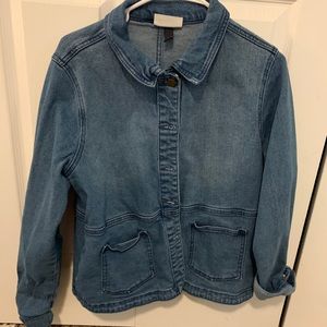 Oversized jean jacket